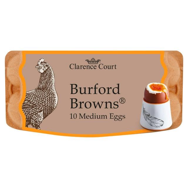Clarence Court Mabel Pearman's Burford Browns 10 x Medium Free Range Eggs - gallery image 1
