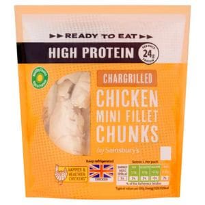 Sainsbury's 90g Ready to Eat Chargrilled Mini Fillet Pieces