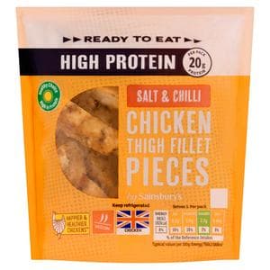 Sainsbury's 90g Ready to Eat Salt & Chilli Thigh Fillet Pieces