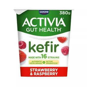 Activia Gut Health 380g Kefir Strawberry & Raspberry Yoghurt