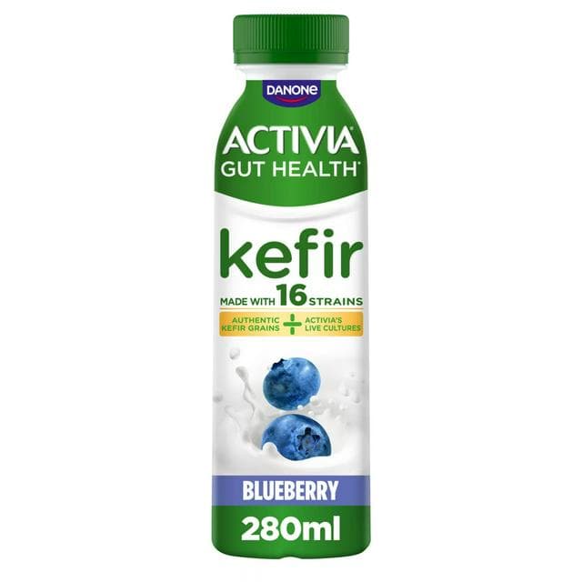 Activia Gut Health 280ml Kefir Blueberry Yoghurt Drink - gallery image 1
