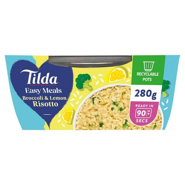 Tilda Easy Meals 280g Broccoli & Lemon Risotto - gallery image 1