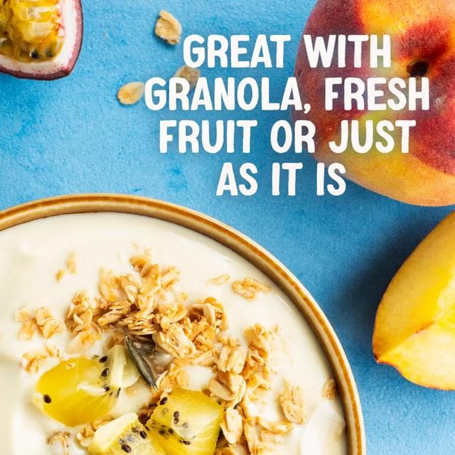 Alpro 400g Low Fat Dairy Free Greek Style Peach Passionfruit Yogurt Alternative - gallery image 5