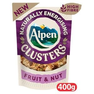 Alpen Clusters 400g Fruit & Nut Granola Breakfast Cereal