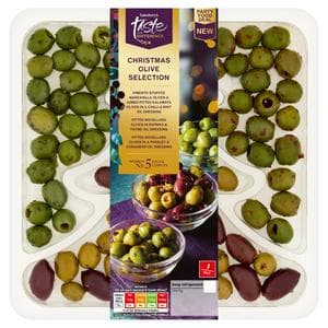 Sainsbury's 320g Christmas Olive Platter, Taste the Difference
