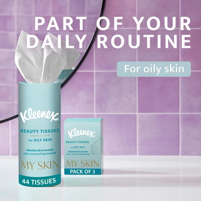 Kleenex 3 x 9 Sheets My Skin Oily Pocket Tissues - gallery image 3