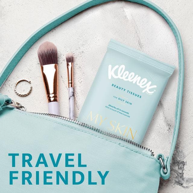 Kleenex My Skin On The Go Facial Beauty Tissues for Oily Skin - gallery image 4