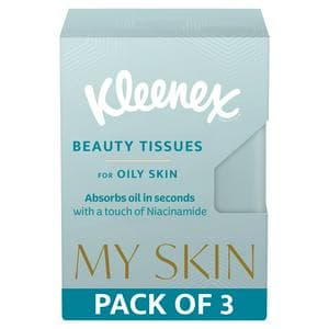 Kleenex My Skin On The Go Facial Beauty Tissues for Oily Skin