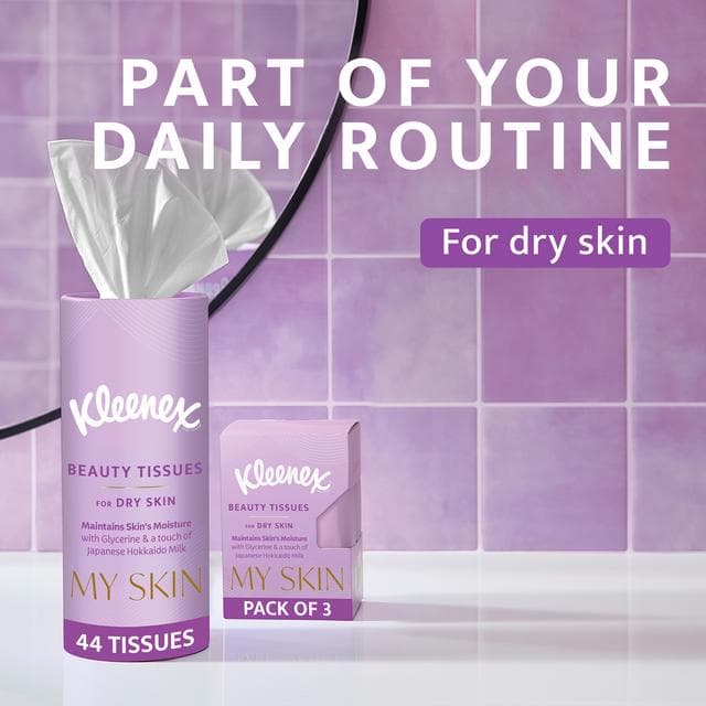 Kleenex My Skin On The Go Facial Beauty Tissues for Dry Skin - gallery image 3