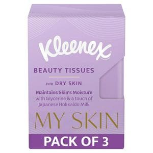 Kleenex My Skin On The Go Facial Beauty Tissues for Dry Skin