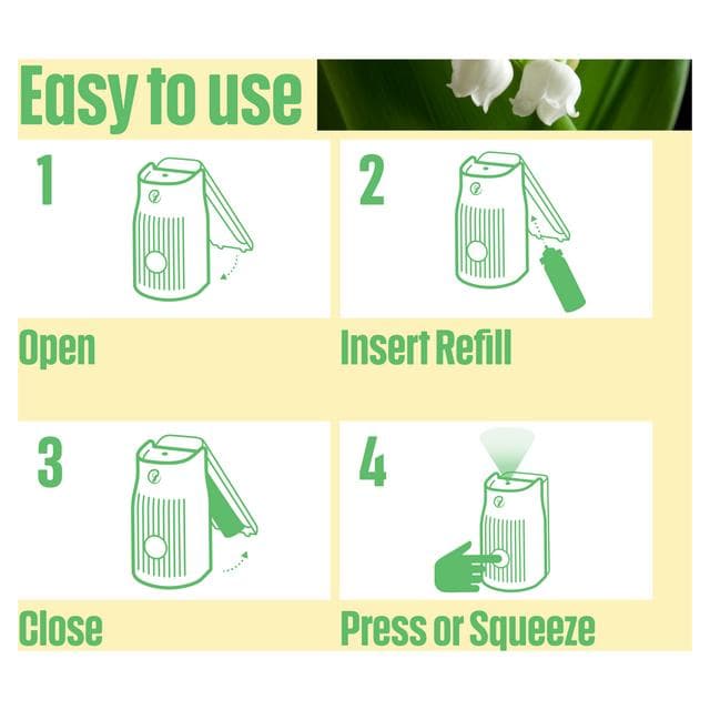 Glade One Lily of the Valley Bathroom Starter Kit Touch & Spray Air Freshener 13ml - gallery image 4