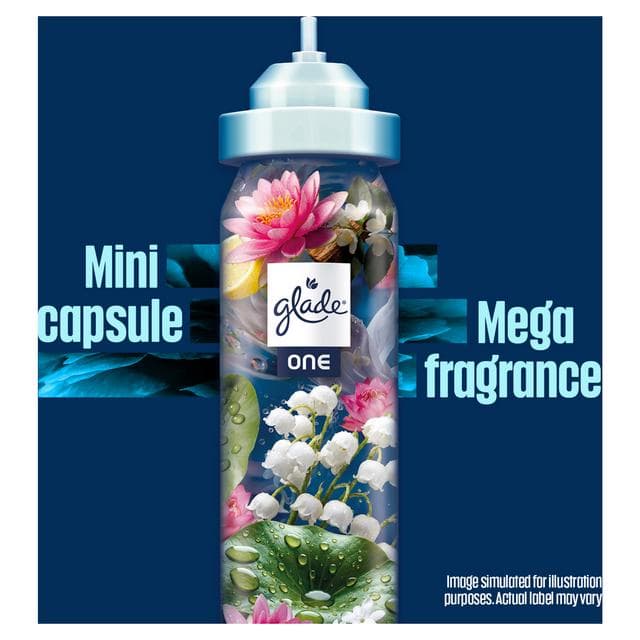 Glade ONE Festive Universal Capsule Refill Pack, Frosted Floral Cherries, 2x13ml - gallery image 6