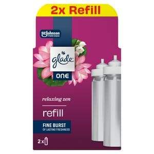 Glade One 2 x Relaxing Zen Universal Capsule Refill Air Freshener 13ml