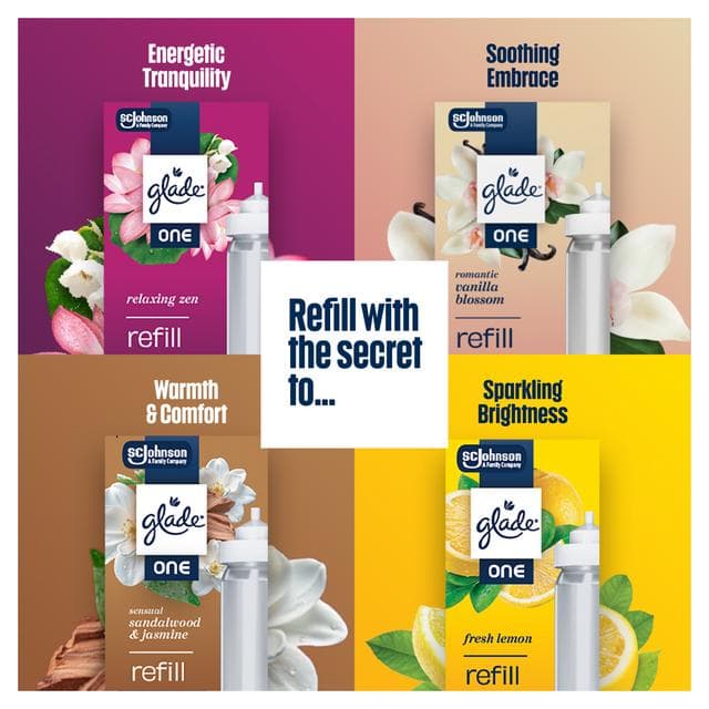 Glade ONE Festive Universal Capsule Refill Pack, Twinkling Apple & Cinnamon, 1x13ml - gallery image 6