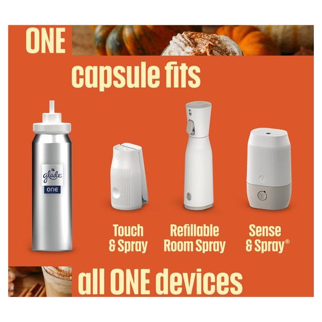 Glade ONE Festive Universal Capsule Refill, Pumpkin Spice Latte, 1x13ml - gallery image 4