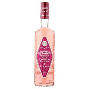 Antica 70cl Sambuca with Raspberry Flavour Liqueur