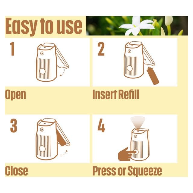 Glade One Sensual Sandalwood & Jasmine Bathroom Starter Kit Touch & Spray Air Freshener 13ml - gallery image 3