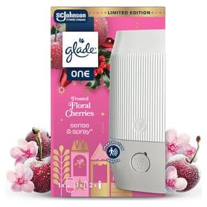 Glade ONE Festive Sense & Spray Starter Kit, Frosted Floral Cherries, 1x13ml
