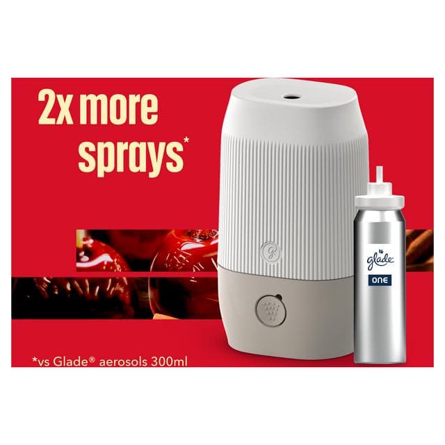 Glade ONE Festive Sense & Spray Starter Kit, Twinkling Apple & Cinnamon, 1x13ml - gallery image 2