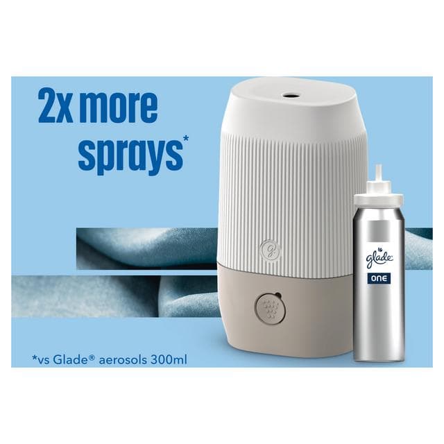 Glade One Pure Clean Linen Starter Kit Sense & Spray Air Freshener 13ml - gallery image 6