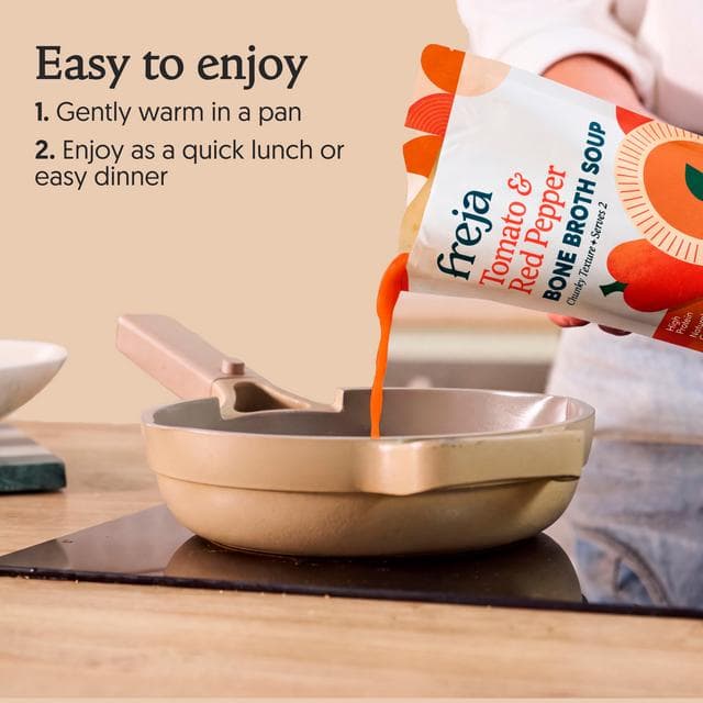 Freja 560g Tomato & Red Pepper Bone Broth Soup - gallery image 6