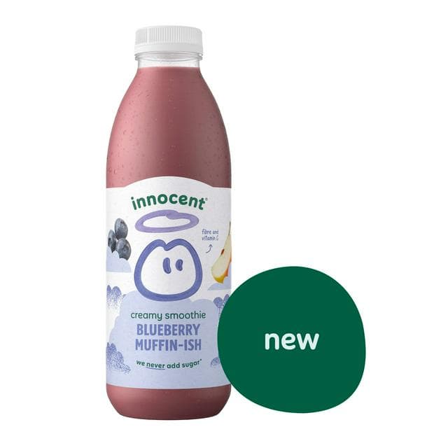 innocent 750ml Blueberry Muffin-ish Creamy Smoothie - gallery image 1