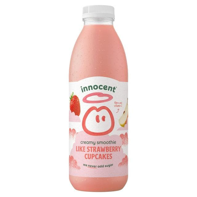 innocent 750ml Like Strawberry Cupcakes Creamy Smoothie - gallery image 1