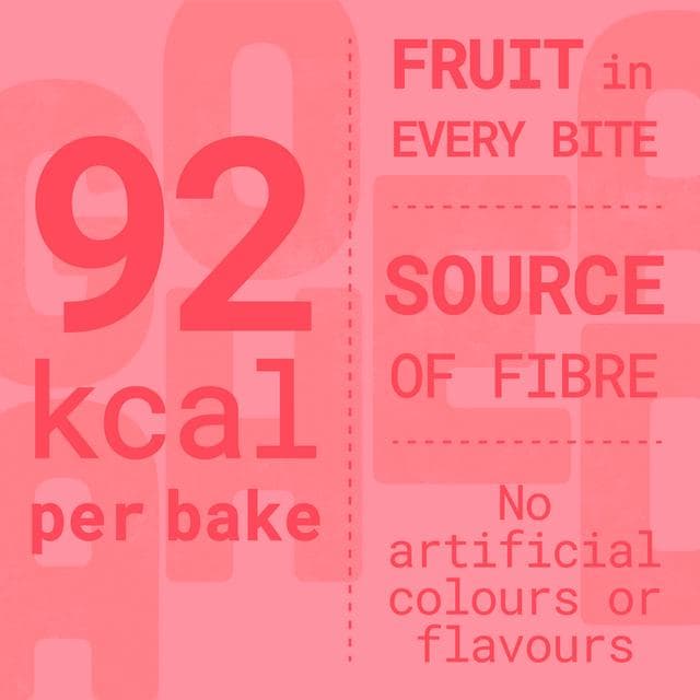 Go Ahead Fruit & Oat Bakes 6 x 25g Strawberry Multipack Snack Bars - gallery image 3