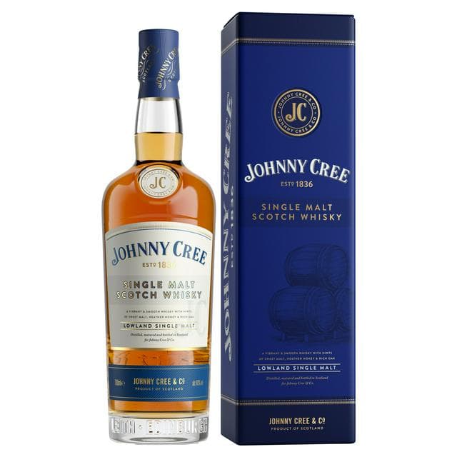 Johnny Cree 70cl Lowl& Single Malt Scotch Whisky - gallery image 1