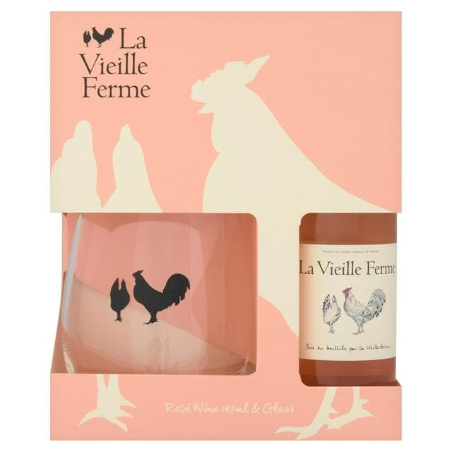 La Vieille Ferme 18.7cl Rose Wine Glass Gift Set - gallery image 1