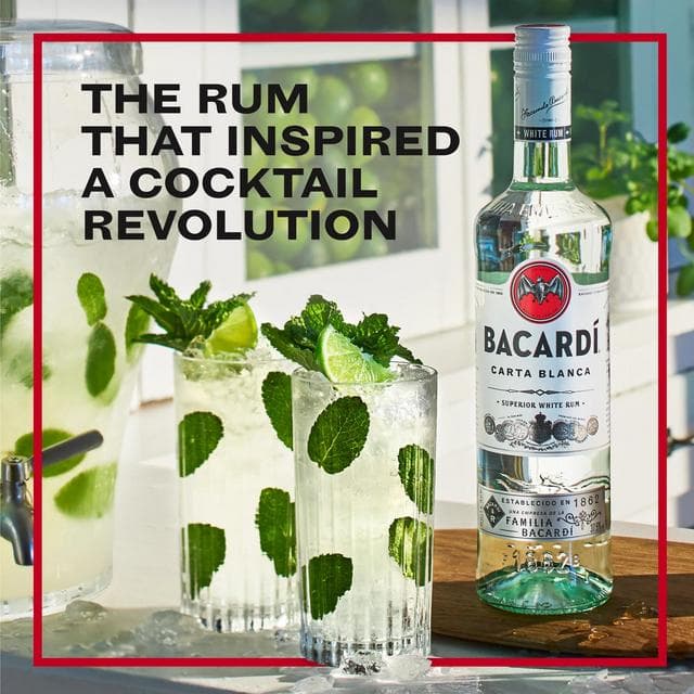 BACARDÍ Carta Blanca 35cl Superior White Rum - gallery image 2
