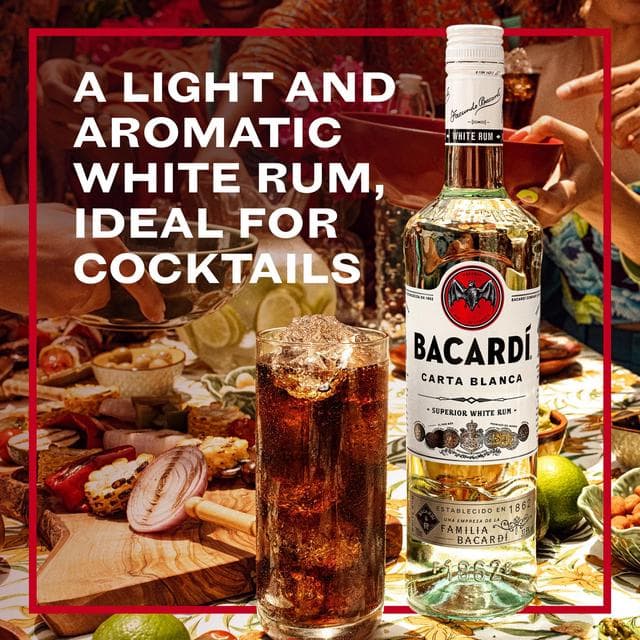 BACARDÍ Carta Blanca 35cl Superior White Rum - gallery image 5