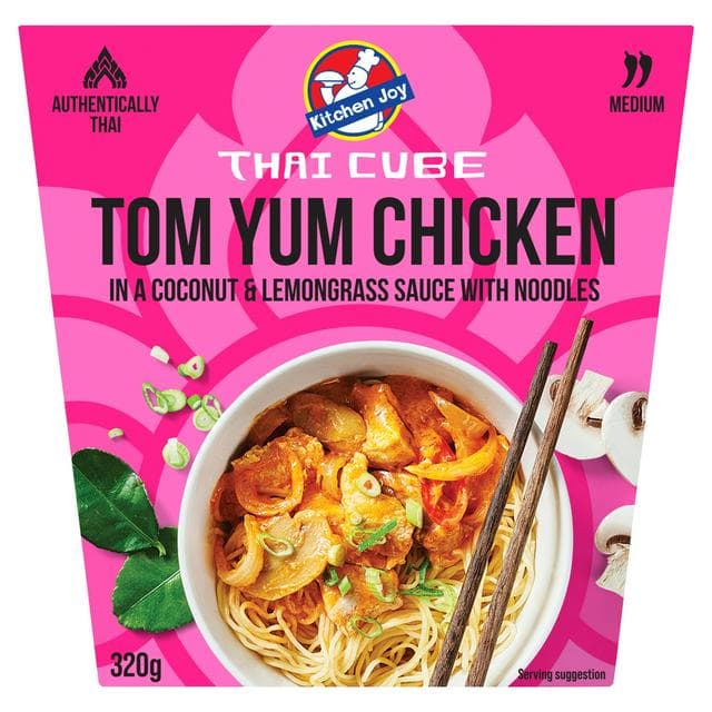 Kitchen Joy Thai Cube 320g Tom Yum Chicken in a Coconut & Lemongrass Sauce with Noodles - gallery image 1