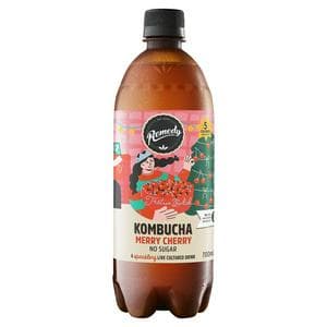 Remedy 700ml Merry Cherry Kombucha Drink