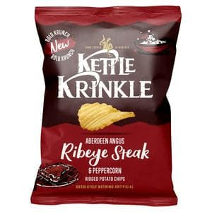Kettle Krinkle Steak & Peppercorn 130g