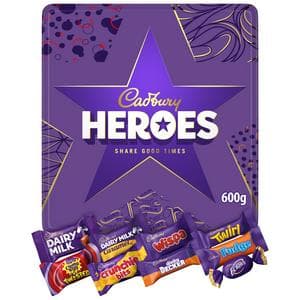 Cadbury Heroes 600g Chocolate Assortment Tin