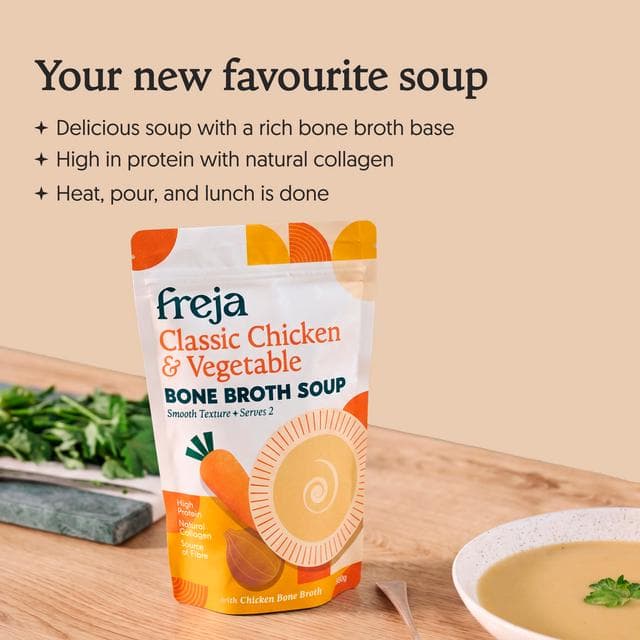 Freja 560g Classic Chicken & Vegetable Bone Broth Soup - gallery image 4