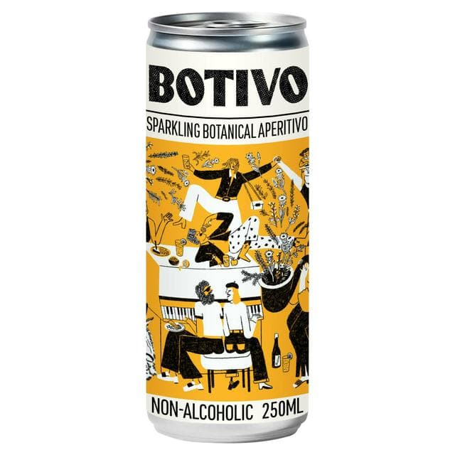 Botivo 250ml Sparkling Botanical Aperitivo Can - gallery image 1