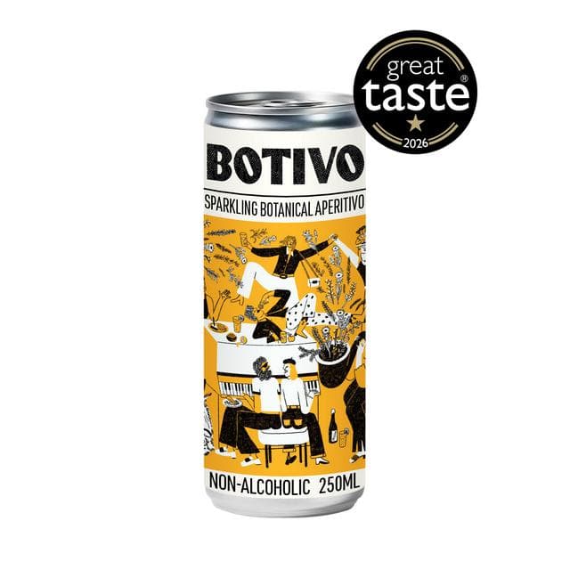 Botivo 250ml Sparkling Botanical Aperitivo Can - gallery image 2