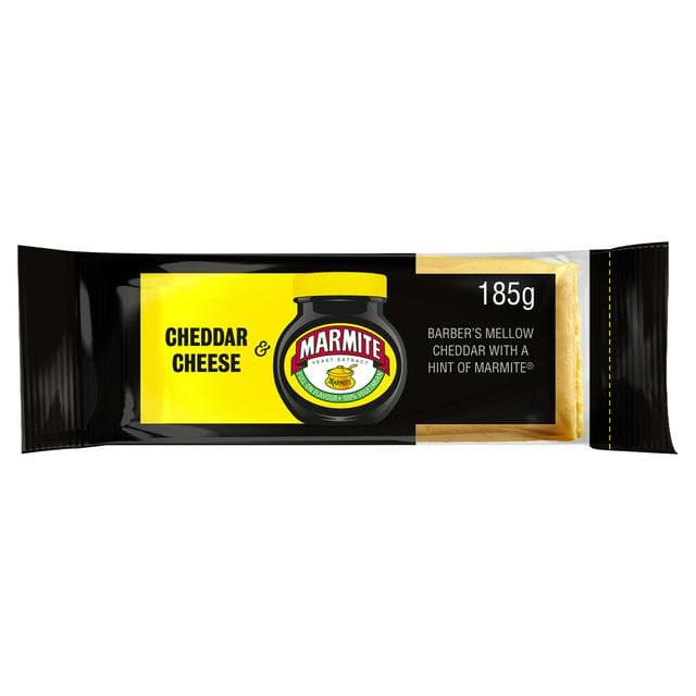 Marmite 185g Cheddar Cheese Bar - gallery image 1