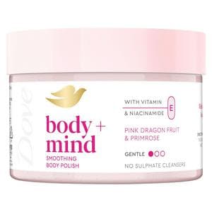 Dove Body + Mind 295ml Dragon Fruit & Primrose Smoothing Body Scrub