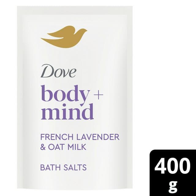 Dove Body + Mind 400g French Lavender Bath Salts - gallery image 1