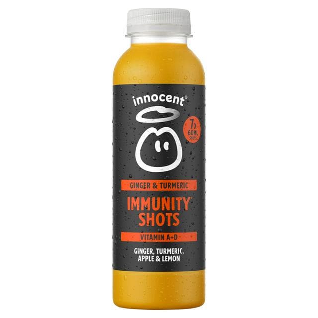 innocent 7 x Ginger & Turmeric Immunity Shots 420ml - gallery image 1