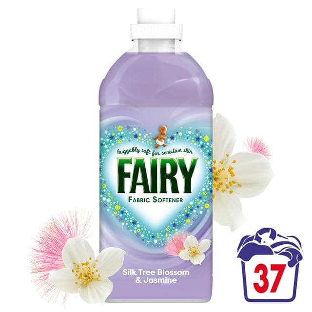 Fairy 37 Washes Silk Tree Blossom & Jasmine Fabric Softener - gallery image 1