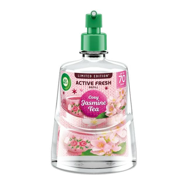 Air Wick Active Fresh Cosy Jasmine Tea Refill Air Freshener, Limited Edition 228ml - gallery image 1