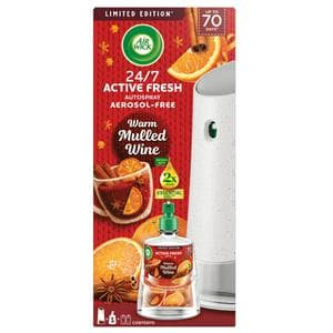 Air Wick Active Fresh Warm Mulled Wine Kit Air Freshener, Limited Edition 228ml