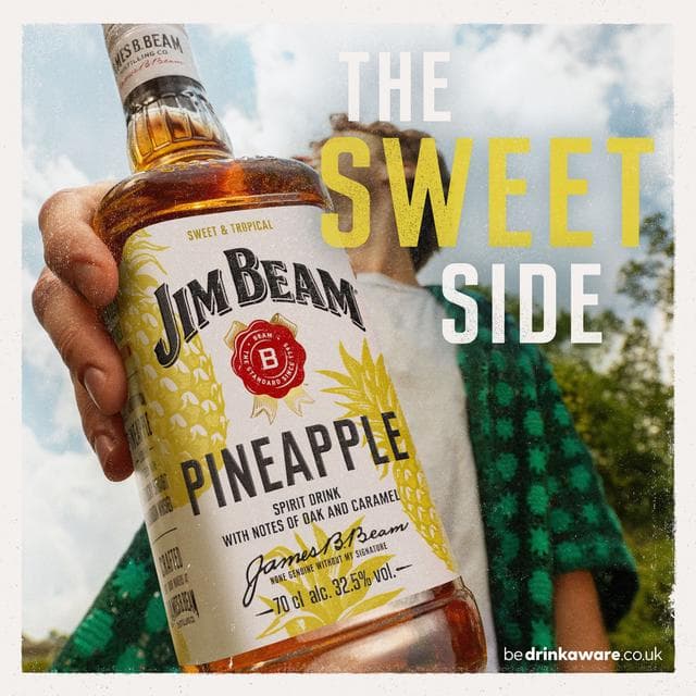 Jim Beam 70cl Pineapple Kentucky Bourbon Whiskey - gallery image 2
