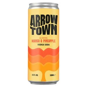 Arrowtown 330ml Mango & Pineapple Vodka Soda Can