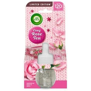 Air Wick Cosy Rose Tea Electrical Single Refill Plug In Air Freshener, Limited Edition 19ml
