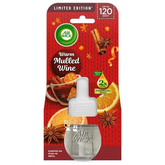 Air Wick Warm Mulled Wine Electrical Single Refill Plug In Air Freshener, Limited Edition 19ml - gallery image 1